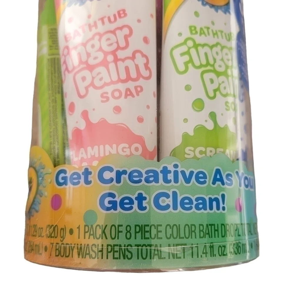 🛑 2 / $40 Sale! Crayola Bath Activity Bucket 30 Pc Set NWT